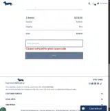 WELCOME15 coupon verification screenshot