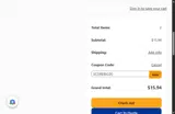 SCOREBIG20 coupon verification screenshot
