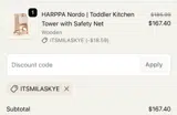 ITSMILASKYE coupon verification screenshot
