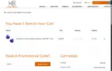Harris Bipods coupon verification screenshot