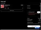 Harris Ranch Beef coupon verification screenshot