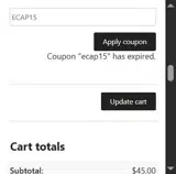 Harvest Kratom coupon verification screenshot