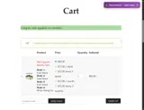 Harvest Kratom coupon verification screenshot