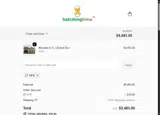 Hatching Time coupon verification screenshot