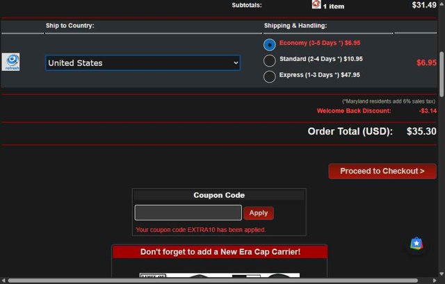 Hatland checkout page showing Hatland coupon code box | Screenshot taken by SimplyCodes community member on Jun 17, 2025