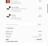 TRYHAVEN coupon verification screenshot