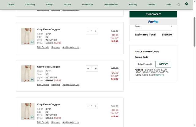 Haven Well Within checkout page showing Haven Well Within promo code box | Screenshot taken by SimplyCodes community member on Aug 16, 2025