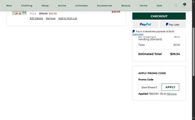 Haven Well Within checkout page showing Haven Well Within promo code box | Screenshot taken by SimplyCodes community member on Jul 17, 2025