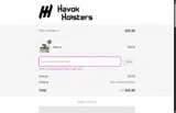 Havok Holsters coupon verification screenshot