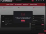 Hawks Motorsports coupon verification screenshot