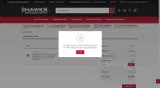 Hawks Motorsports coupon verification screenshot