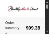 Healthy Meals Direct coupon verification screenshot