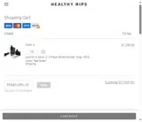 Healthy Rips coupon verification screenshot
