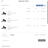 Healthy Rips coupon verification screenshot