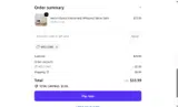 WELCOME coupon verification screenshot