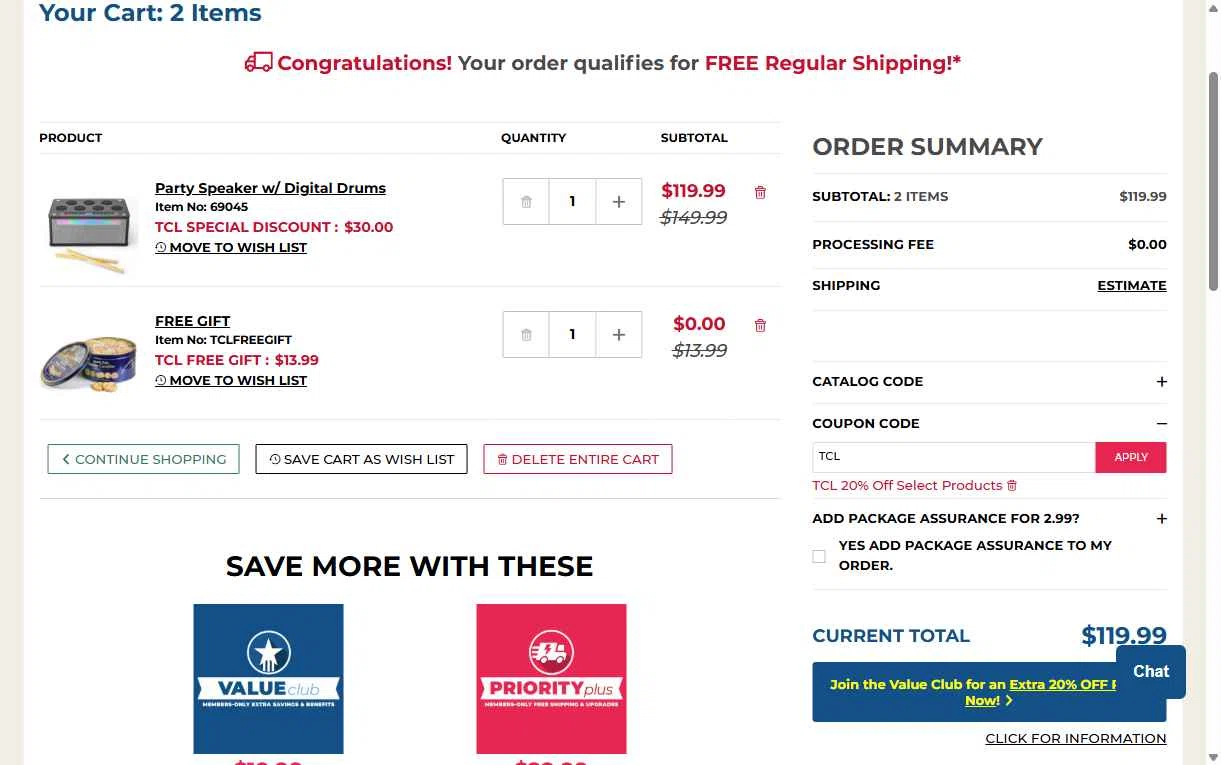 Heartland America checkout page showing Heartland America coupon code box | Screenshot taken by SimplyCodes community member on Dec 10, 2025