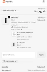 Heatbit coupon verification screenshot