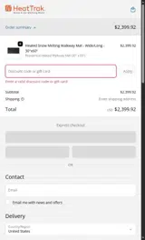 FIRSTFROST coupon verification screenshot