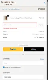0DNS350 coupon verification screenshot