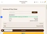 HEAVENLY coupon verification screenshot