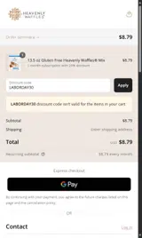 LABORDAY30 coupon verification screenshot