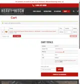 Heavy Hitch coupon verification screenshot