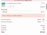 Heidi Swapp Shop coupon verification screenshot