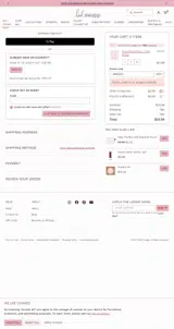 Heidi Swapp Shop coupon verification screenshot