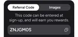 ZNJGMOS coupon verification screenshot
