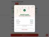 Hello Chef coupon verification screenshot