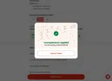 Hello Chef coupon verification screenshot