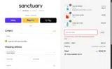 Sanctuary coupon verification screenshot