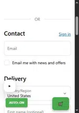 WELCOME10 coupon verification screenshot
