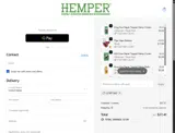 Hemper coupon verification screenshot