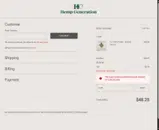 Hemp Generation coupon verification screenshot