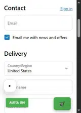 THOUGHTS coupon verification screenshot