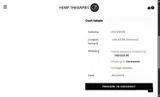 HEMP10 coupon verification screenshot