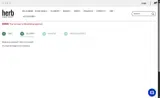 Herb Approach coupon verification screenshot