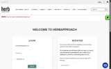 Herb Approach coupon verification screenshot