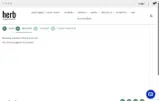 Herb Approach coupon verification screenshot