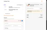 Heritage Foods coupon verification screenshot