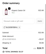 BLOGSBYBEKA coupon verification screenshot