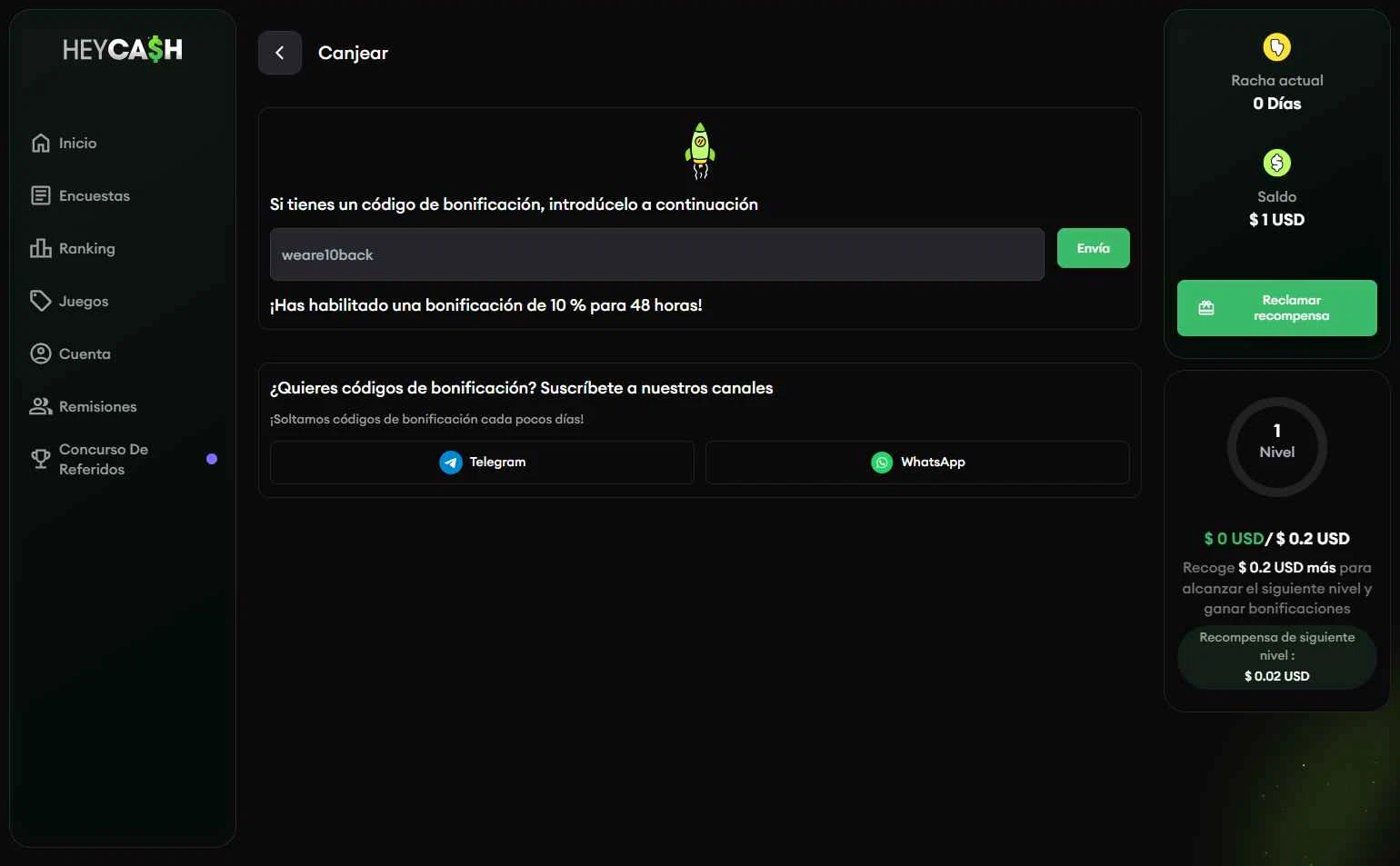 Hey Cash checkout page showing Hey Cash promo code box | Screenshot taken by SimplyCodes community member on Jan 5, 2026