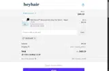 15HEYHAIR coupon verification screenshot