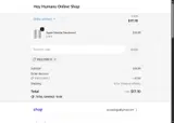 Hey Humans Online Shop coupon verification screenshot