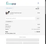 HICPOP20 coupon verification screenshot