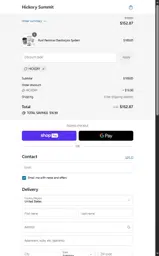Hickory Summit coupon verification screenshot