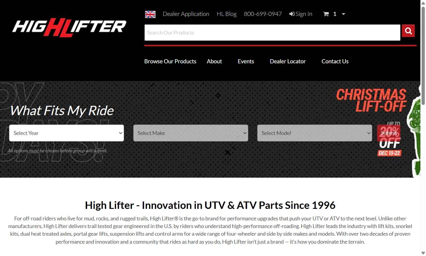 High Lifter checkout page showing High Lifter promo code box | Screenshot taken by SimplyCodes community member on Dec 23, 2025