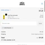 High Spirits coupon verification screenshot