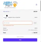 High Tech Pet coupon verification screenshot